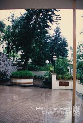 Looking Out from Marden Wing Entrance, 1997