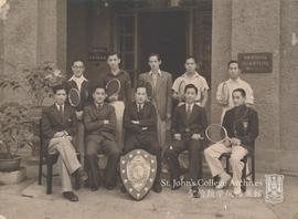 St. John's Hall Champion Tennis Team Group Photo, 1940